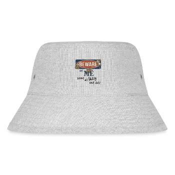 Méfiez-vous de ma paresse ! Avertissement de paresse - Bob recyclé Stanley/Stella - gris chiné - Devant