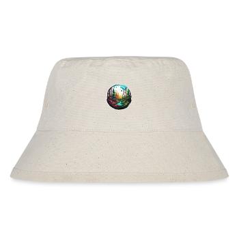 Wald / Wildnis / Natur / Bäume / grün / Idylle - Stanley/Stella recycelter Bucket Hat - Naturweiß - Vorne
