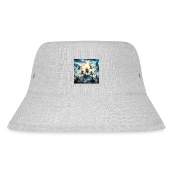 Samurai 1 - Stanley/Stella recycelter Bucket Hat - Grau meliert - Vorne