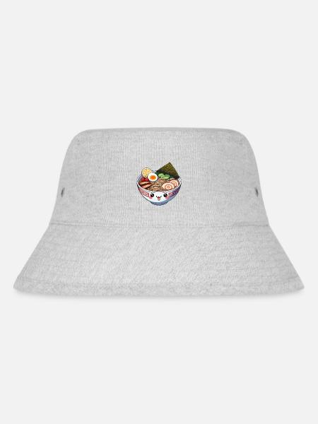 Ramen Bowl - Stanley/Stella recycelter Bucket Hat - Grau meliert