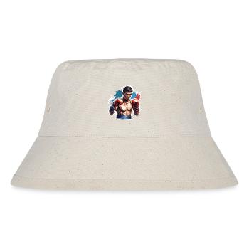 Boxer / Sports / Fight / Arena / Boxing Ring / Fists - Stanley/Stella Recycled Bucket Hat - natural - Front