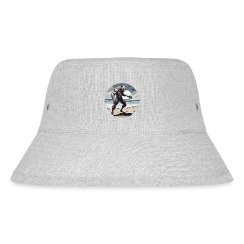Werwolf / Vollmond / Wesen / Verwandlung / Fluch - Stanley/Stella recycelter Bucket Hat - Grau meliert - Vorne