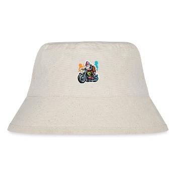 Gartenzwerg / Märchenland / Kobold / Gnom / Logo - Stanley/Stella recycelter Bucket Hat - Naturweiß - Vorne