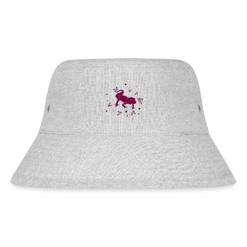 Salamander - Amphibian Animal - Stanley/Stella Recycled Bucket Hat - heather grey - Front