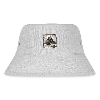 Sandcastle / Building / Playing / Castle / Holiday - Stanley/Stella Recycled Bucket Hat - heather grey - Front