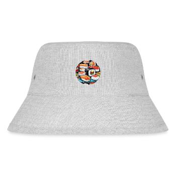 Sushi / Maki / Nigiri / Wasabi /Asian - Stanley/Stella Recycled Bucket Hat - heather grey - Front