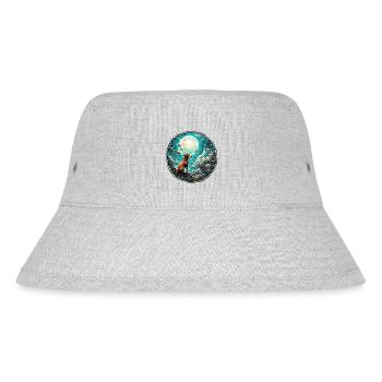 Animal in Soap Bubble / Childlike / Cute / Dog - Stanley/Stella Recycled Bucket Hat - heather grey - Front