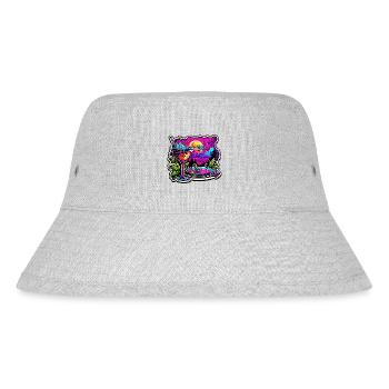 Abstract / Cocktail / Sunset / Food / - Stanley/Stella Recycled Bucket Hat - heather grey - Front