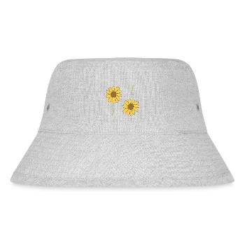 Fleur, Tournesol, Symbole, Fleurs - Bob recyclé Stanley/Stella - gris chiné - Devant
