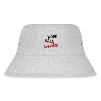 Basketball, Baller, Player, Streetball - Stanley/Stella recycelter Bucket Hat - Grau meliert - Vorne