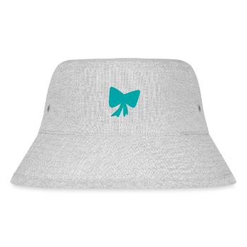 Loop blue icon - Stanley/Stella Recycled Bucket Hat - heather grey - Front