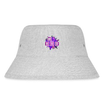 WASD Splash Gaming Blöcke - Stanley/Stella recycelter Bucket Hat - Grau meliert - Vorne