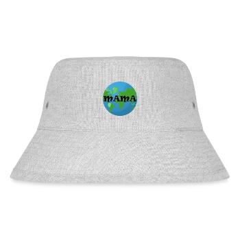 MAMA WELT - Stanley/Stella recycelter Bucket Hat - Grau meliert - Vorne