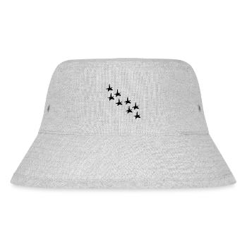 Stars Star Pattern Shapes Icon - Stanley/Stella Recycled Bucket Hat - heather grey - Front