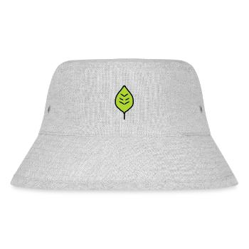 plant leaves leaf green nature symbol - Stanley/Stella Recycled Bucket Hat - heather grey - Front