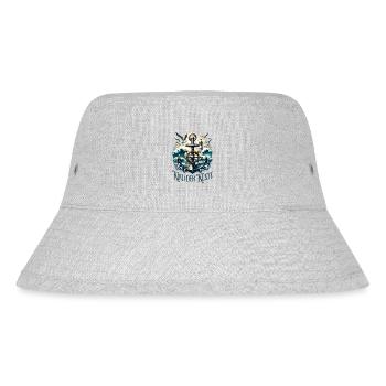 Kind der Küste, Brandung, Urlaub, Wellen, Meer - Stanley/Stella recycelter Bucket Hat - Grau meliert - Vorne