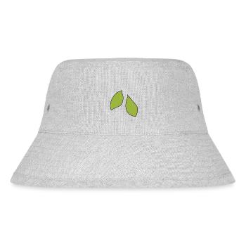 Icône de feuille à deux feuilles - Bob recyclé Stanley/Stella - gris chiné - Devant