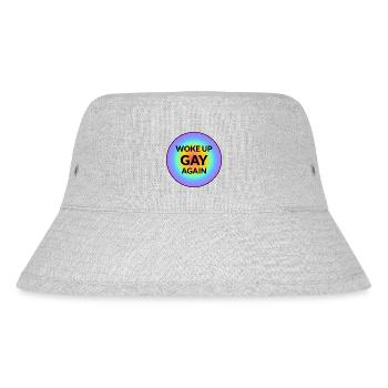 Je me suis réveillé gay à nouveau Phrases gays amusantes - Bob recyclé Stanley/Stella - gris chiné - Devant