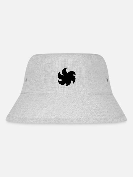 pflanze form symbol symbol blume - Stanley/Stella recycelter Bucket Hat - Grau meliert