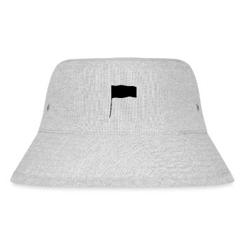 Flag Shape Icon - Stanley/Stella Recycled Bucket Hat - heather grey - Front