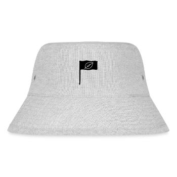 symbol flagge stange blatt natur - Stanley/Stella recycelter Bucket Hat - Grau meliert - Vorne