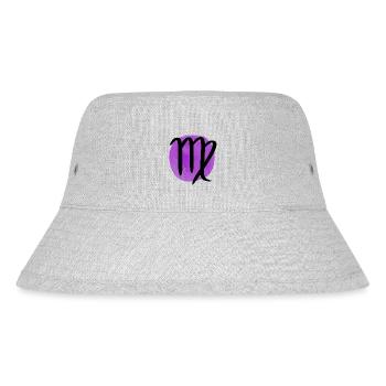 Sternzeichen Jungfrau - Stanley/Stella recycelter Bucket Hat - Grau meliert - Vorne