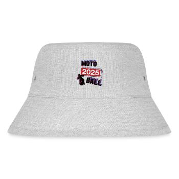 Motoball Spieler Team Turnier Mannschaft in 2025 - Stanley/Stella recycelter Bucket Hat - Grau meliert - Vorne