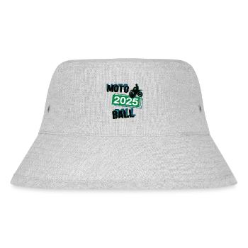 Motoball Spieler Team Turnier Mannschaft in 2025 - Stanley/Stella recycelter Bucket Hat - Grau meliert - Vorne