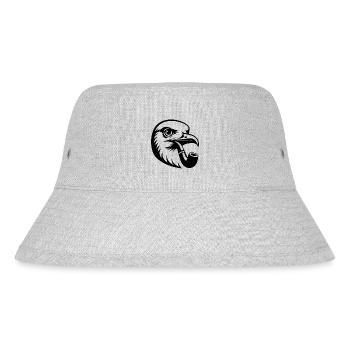 Nordic Seagull Art with Whistle in Cartoon Style - Stanley/Stella Recycled Bucket Hat - heather grey - Front