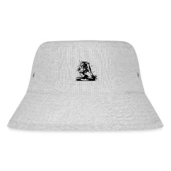 Yoga woman in deep concentration exercise - Stanley/Stella Recycled Bucket Hat - heather grey - Front
