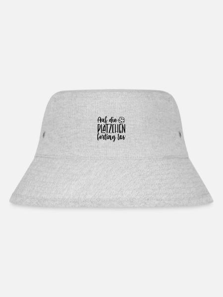 Auf die Plätzchen, fertig, los! 🍪🏁 - Stanley/Stella recycelter Bucket Hat - Grau meliert