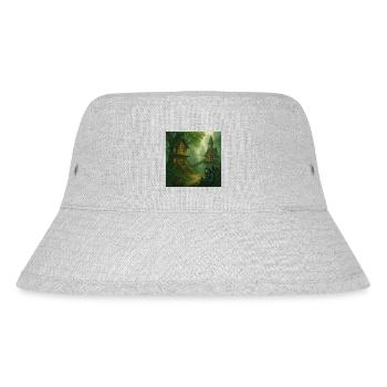 the future forest-city - Stanley/Stella Recycled Bucket Hat - heather grey - Front
