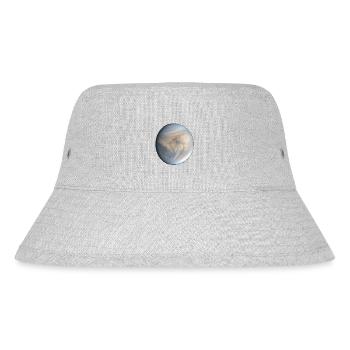 Venus-Planet - Stanley/Stella recycelter Bucket Hat - Grau meliert - Vorne