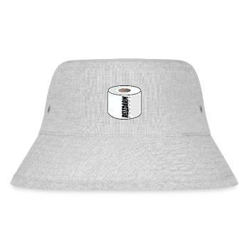 REIZDARM KLOPAPIER VERDAUUNG - Stanley/Stella recycelter Bucket Hat - Grau meliert - Vorne