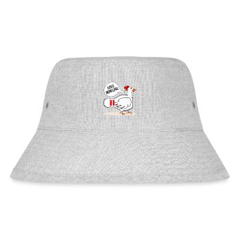 Liebe Bowling Gans - Stanley/Stella recycelter Bucket Hat - Grau meliert - Vorne
