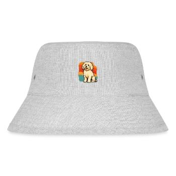 Chien havanais au design rétro - Bob recyclé Stanley/Stella - gris chiné - Devant