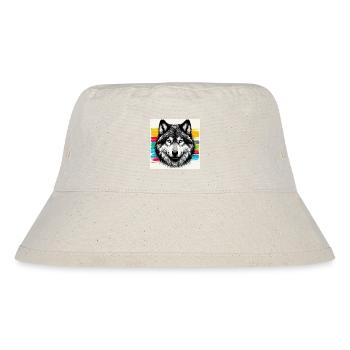 Wolf - Stanley/Stella Recycled Bucket Hat - natural - Front