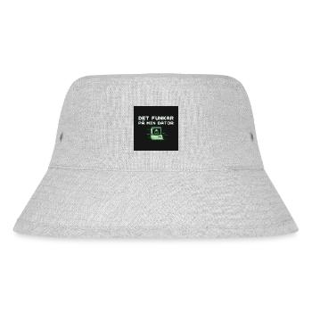 Entwickelt Humor – es funktioniert auf meinem Computer - Stanley/Stella recycelter Bucket Hat - Grau meliert - Vorne