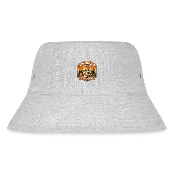 CAMPINGMODUS AKTIVIERT - NICHT STÖREN - Stanley/Stella recycelter Bucket Hat - Grau meliert - Vorne