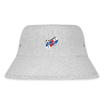 Panama Football Panama Soccer Foot Canaleros - Stanley/Stella Recycled Bucket Hat - heather grey - Front