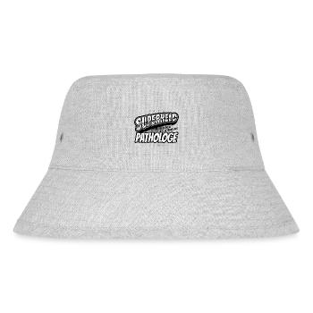 Superheld, clever getarnt als Pathologe - Stanley/Stella recycelter Bucket Hat - Grau meliert - Vorne