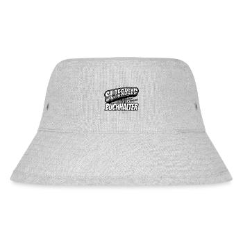 Superheld, clever getarnt als Buchhalter - Stanley/Stella recycelter Bucket Hat - Grau meliert - Vorne
