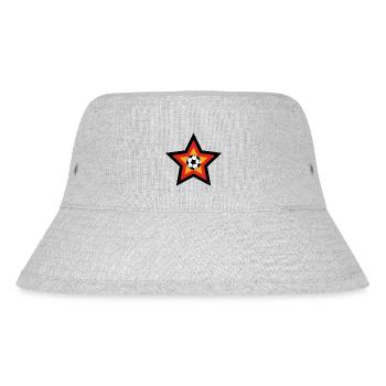 Deutsche Sport Mannschaften Fussball Star - Stanley/Stella recycelter Bucket Hat - Grau meliert - Vorne