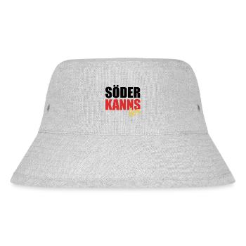 Söder kanns - Kanzler - Kanzlerkandidat - Stanley/Stella recycelter Bucket Hat - Grau meliert - Vorne