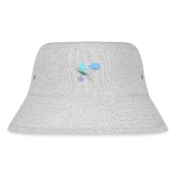 Whale - Humpback Whale - Marine Mammal - Gift - Stanley/Stella Recycled Bucket Hat - heather grey - Front