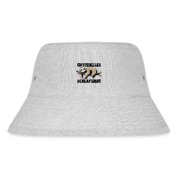 Faultier Offizielles Schlafshirt Pyjama - Stanley/Stella recycelter Bucket Hat - Grau meliert - Vorne