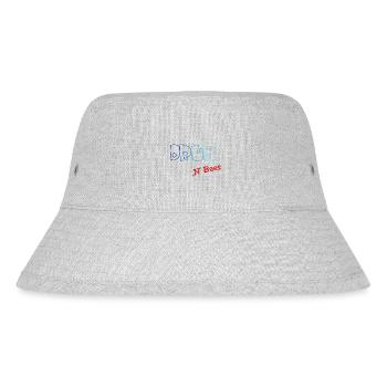 Drum n Bass - Stanley/Stella recycelter Bucket Hat - Grau meliert - Vorne