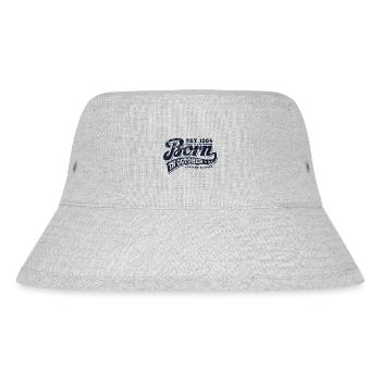 Born in October 1984 - Geburtstag - Geschenk - Stanley/Stella recycelter Bucket Hat - Grau meliert - Vorne