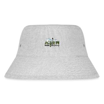 Alpenüberquerung Alpen Überquerung 2025 Wandern - Stanley/Stella recycelter Bucket Hat - Grau meliert - Vorne