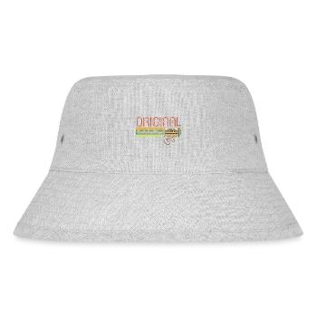 Kassette 1995 Limited Edition - Geburtstag - Stanley/Stella recycelter Bucket Hat - Grau meliert - Vorne